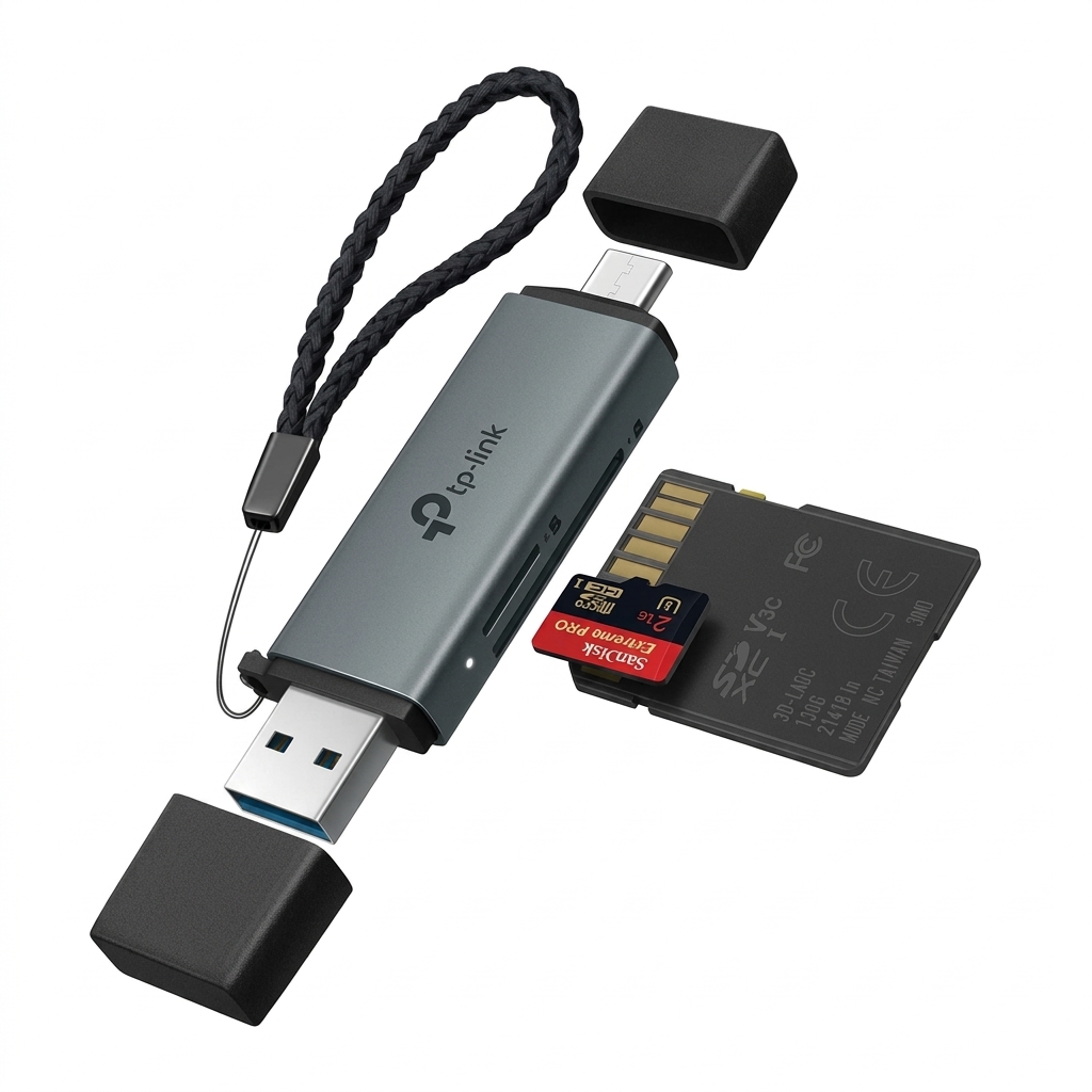 TP LINK USB 3.0 TYPE-C & A TO SD & MICRO SD 3.0 CARD READER
