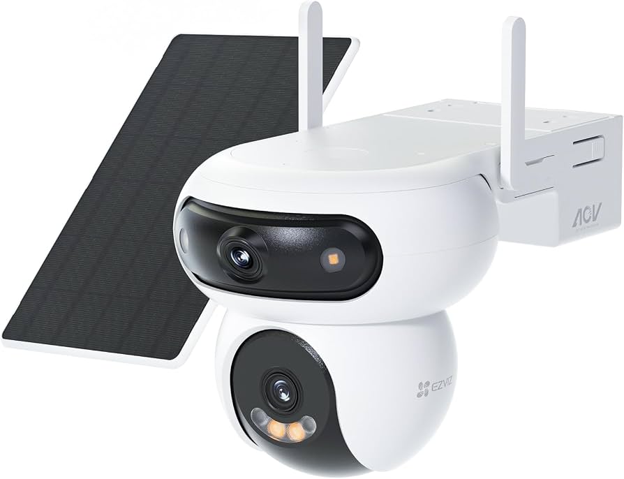 EZVIZ HB90 2K KIT 4MP+4MP DUAL LENS WIFI CAMERA + 8W SOLAR PANEL