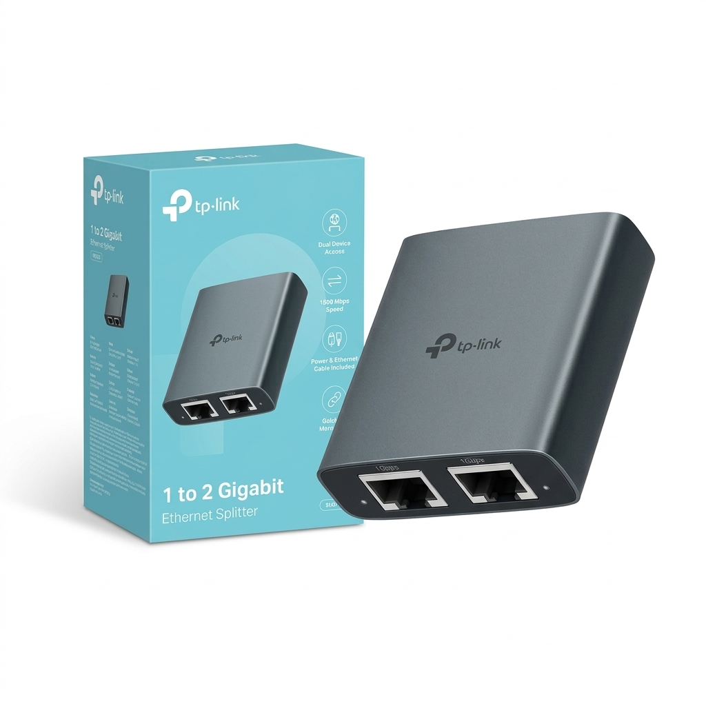 TPLINK 1 TO 2 GIGABIT ETHERNET SPLITTER