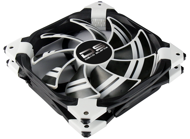 AEROCOOL DEAD SILENCE12CM CASE FAN (WHITE)