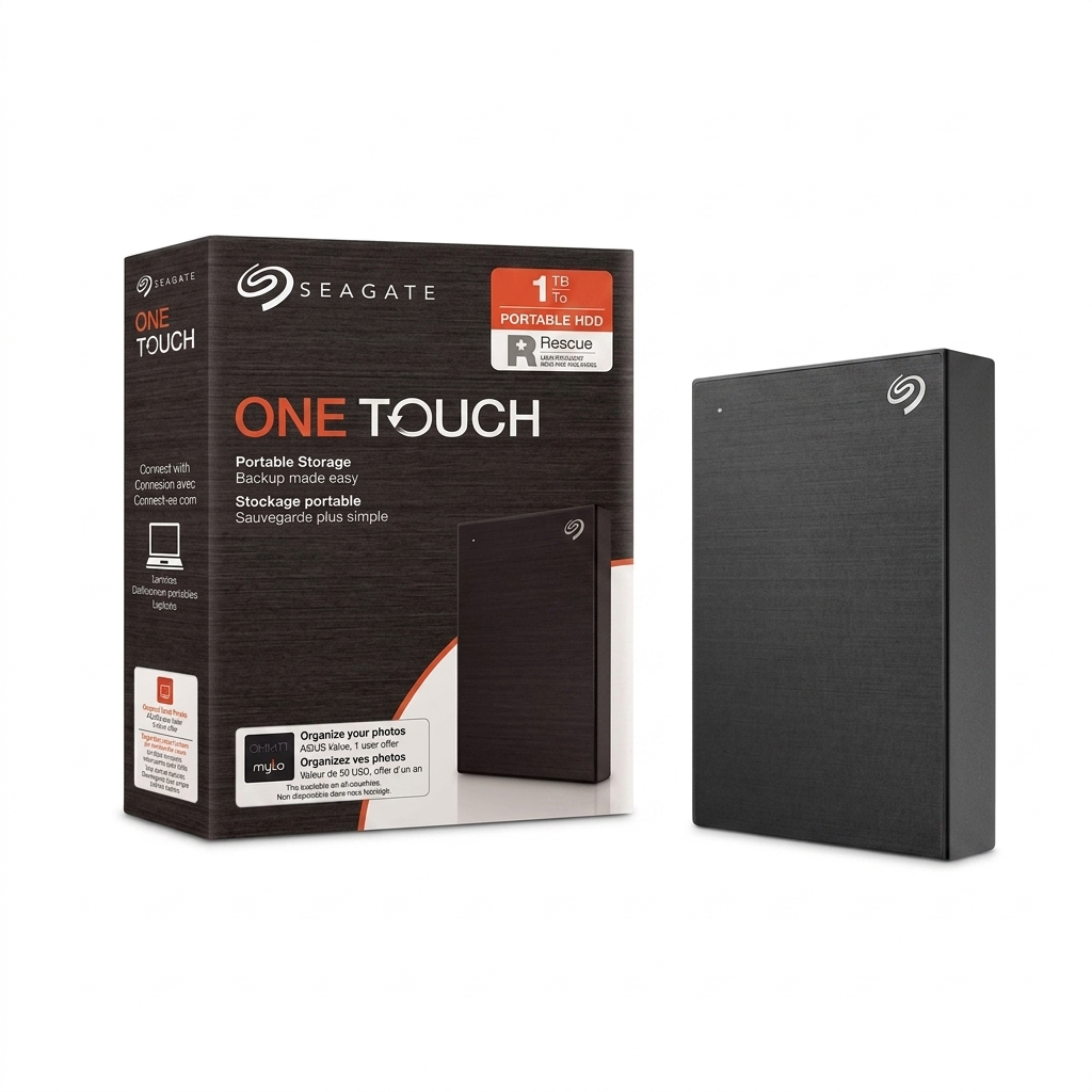 SEAGATE 1TOUCH 1TB HDD WITH PASSWORD - BK
