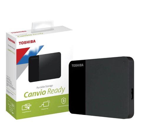 TOSHIBA 1TB CANVIO READY - BLACK