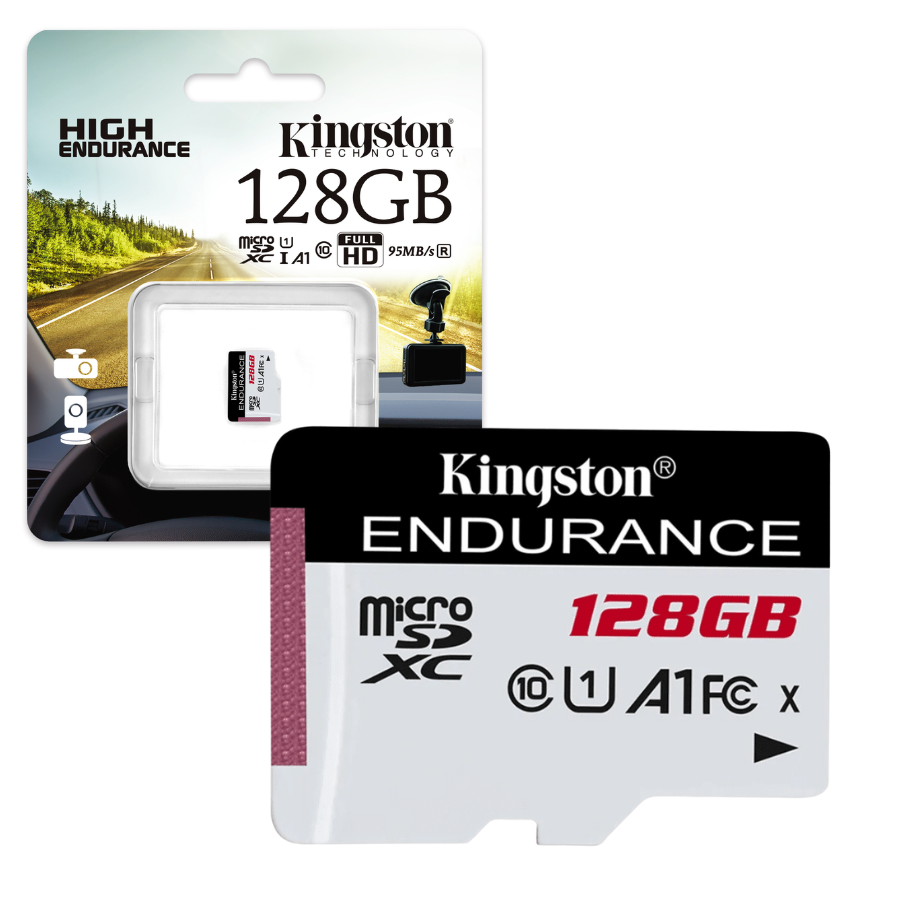 KINGSTON MICRO SD 128GB ENDURANCE C10 A1 UHS-1 95MBPS FOR DASHCAM,IP CAM (SDCE/128GB)