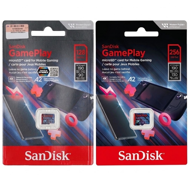 SANDISK GAMEPLAY MICRO SD CARD