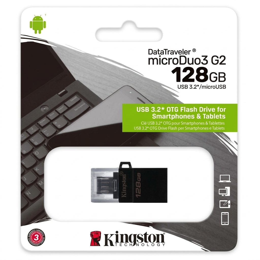 KINGSTON DTDUO3G2 128GB OTG PENDRIVE