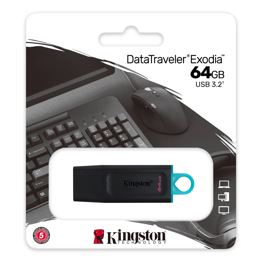 KINGSTON DATA TRAVELER 64GB EXODIA USB 3.0