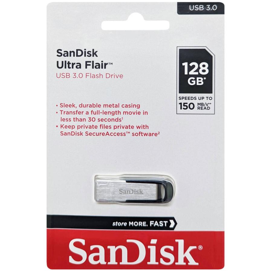 SANDISK CZ73ULTRA FLAIR USB3.0 128GB (150MB/S) (SDCZ73-128G-G46)