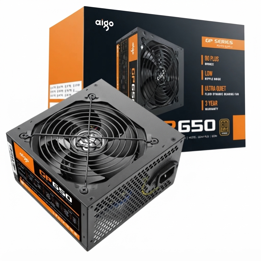 AIGO GP650 650W INTEL ATX 12V SWITCH POWER SUPPLY