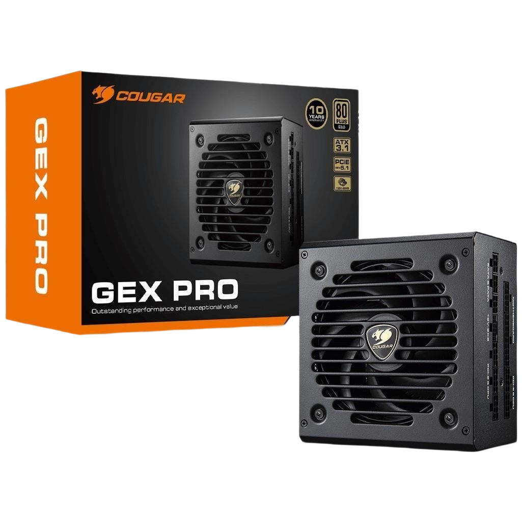 COUGAR GEX 750 80+ GOLD 750W FULL MODULATOR POWER SUPPLY