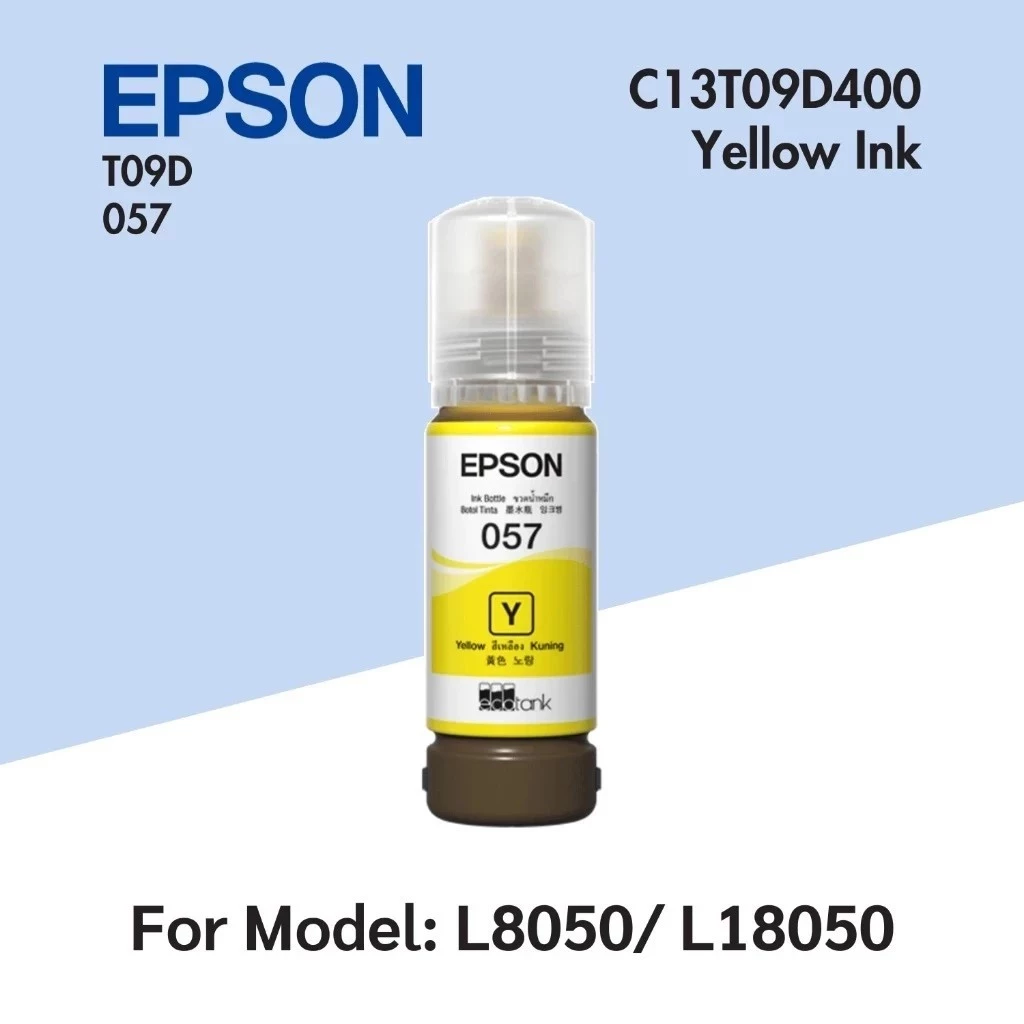 EPSON 057 YELLOW REFILL BOTTLE INK - C13T09D400
