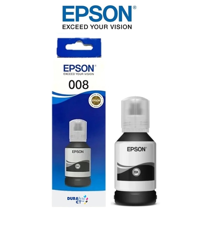 EPSON 008 BLACK INK BOTTLE 127ML