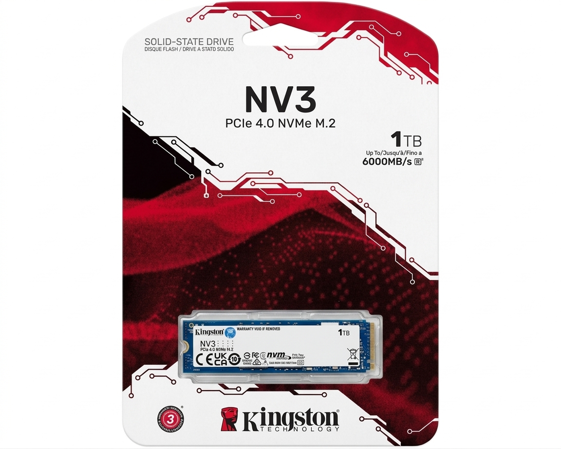 KINGSTON NV3 500GB M.2 2280 PCIE NVME SSD view 2