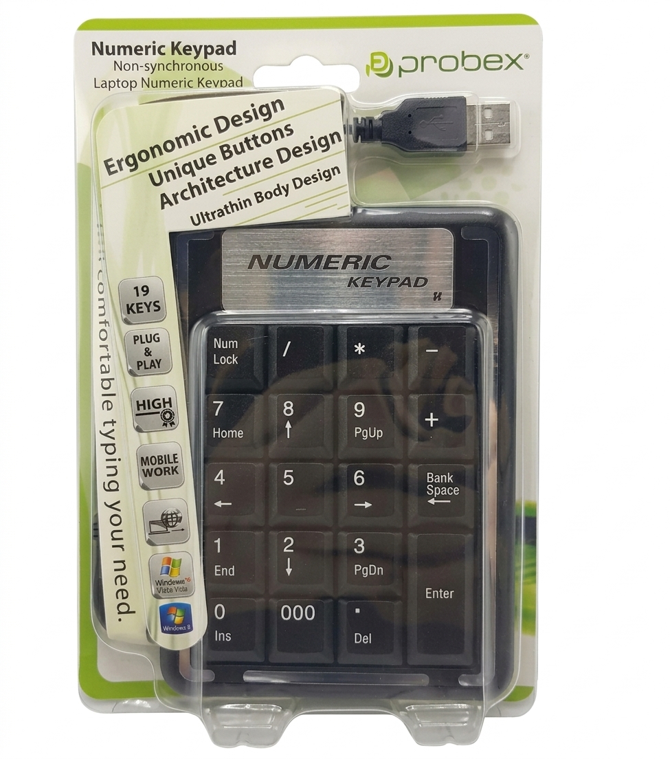 PROBEX NUMBERIC KEYPAD USB 2.0