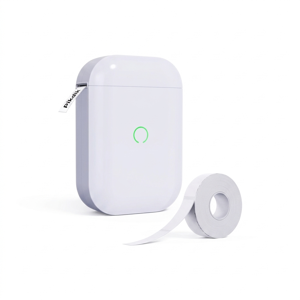 PIKDIK D11 PRO MINI LABEL PRINTER - WHITE (X003VL4J21