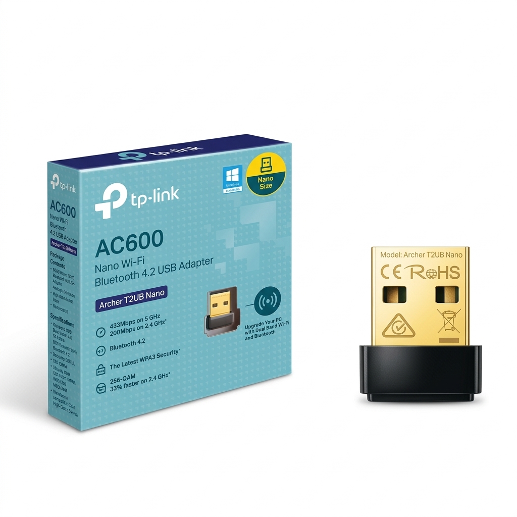 TP-LINK AC600 NANAO WIFI BLUETOOTH 4.2 USB ADAPTER