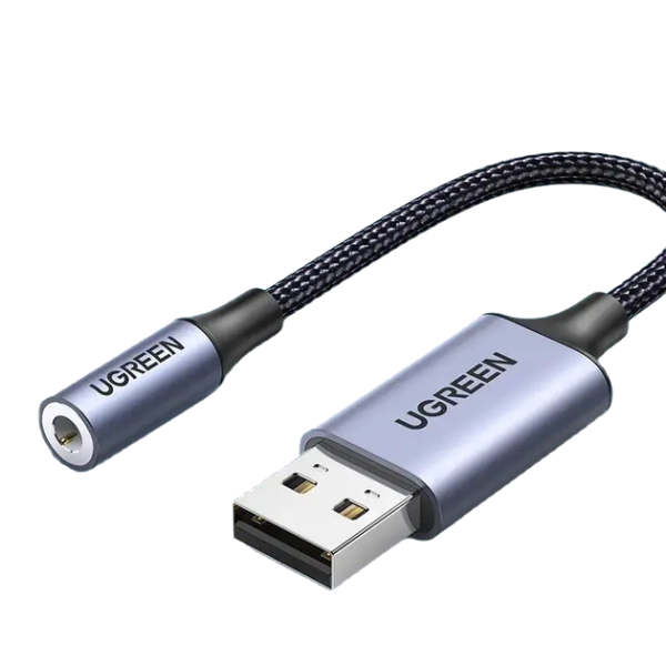Ugreen USB A 2.0 TO 3.5MM EXTERNAL STEREO SOUND ADAPTER
