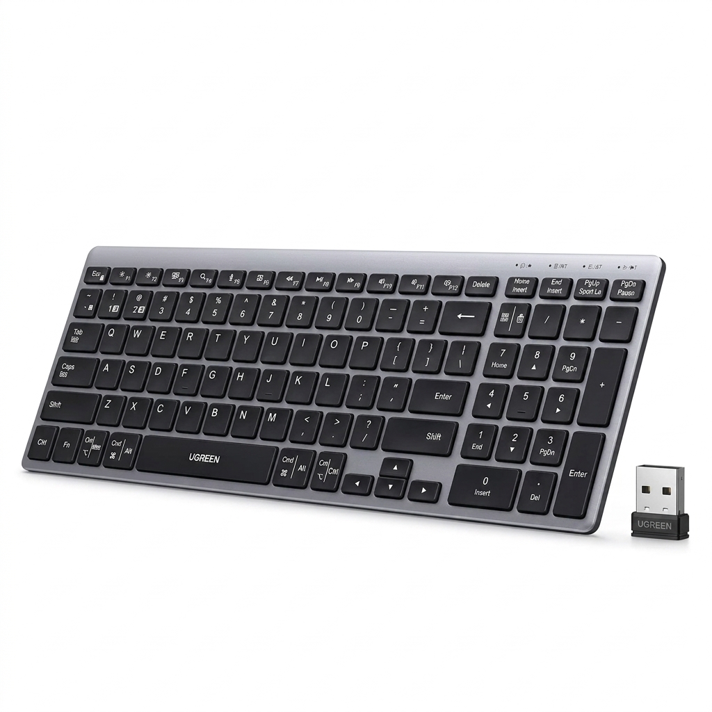 Ugreen K552 KEYBOARD WIRELESS AND BLUETOOTH DUAL MODE