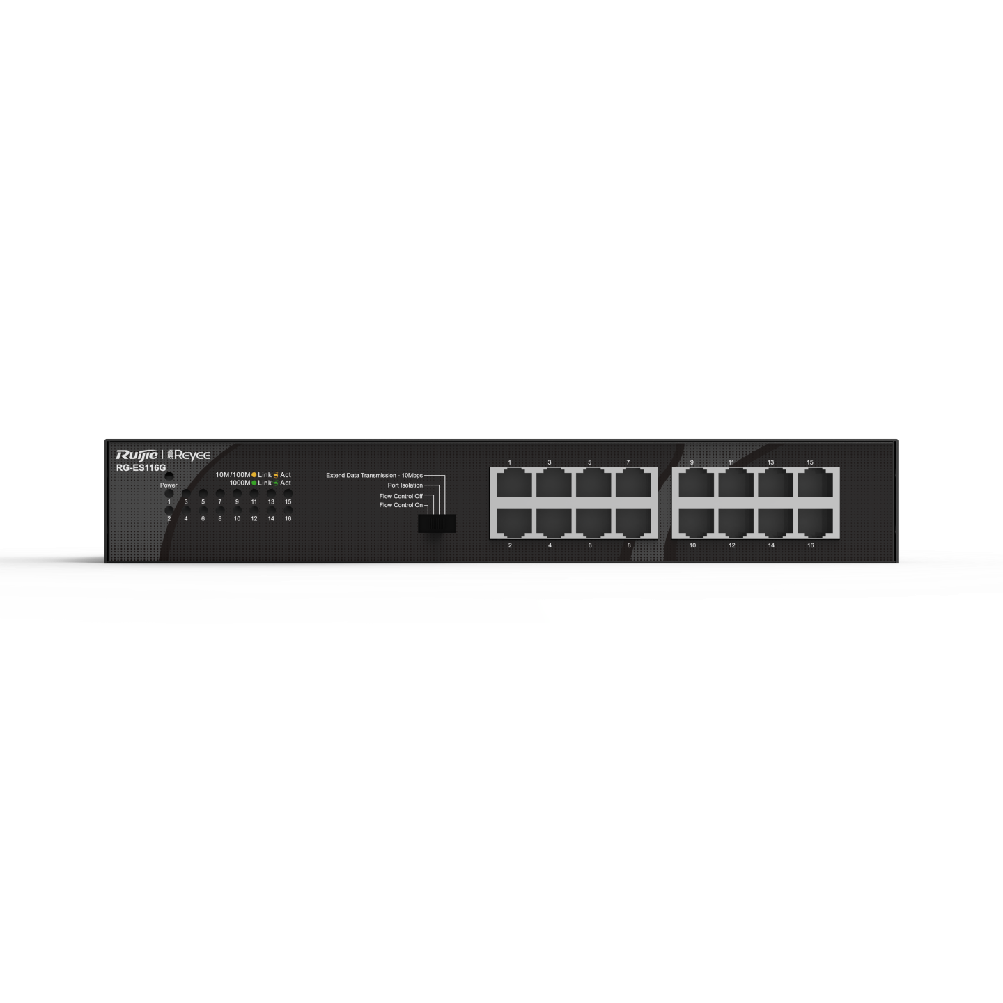 REYEE RG-ES116G 16 PORT GIGABIT UNMANAGED SWITCH (STEEL CASE)