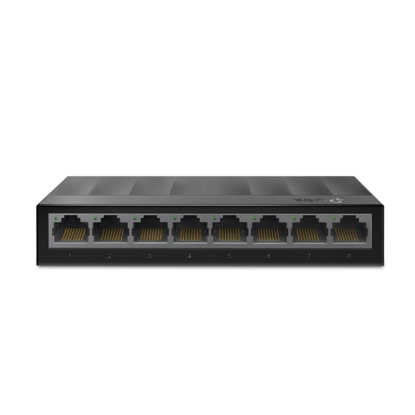 TP-LINK LS1008G LITEWAVE 8-PORT GIGABIT DESKTOP SWITCH, 8 GIGABIT RJ45 PORT, DESKTOP STELL CASE