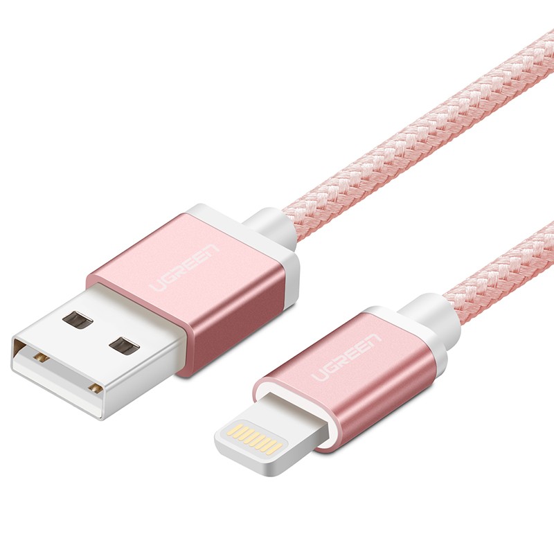 Ugreen LIGHTNING TO USB CABLE ALU CASE WITH BRAIDED 2 METER
