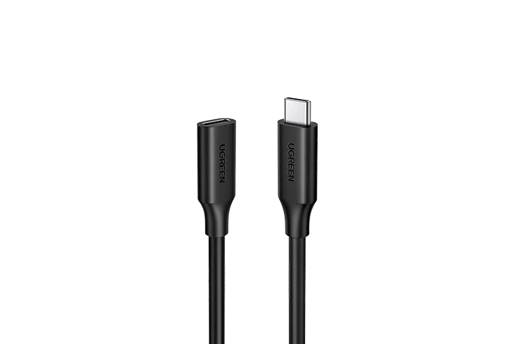 Ugreen USB-C 3.1 GEN 2 MALE TO FEMALE EXTENSION DATA CABLE 10GBPS 1M -BLACK
