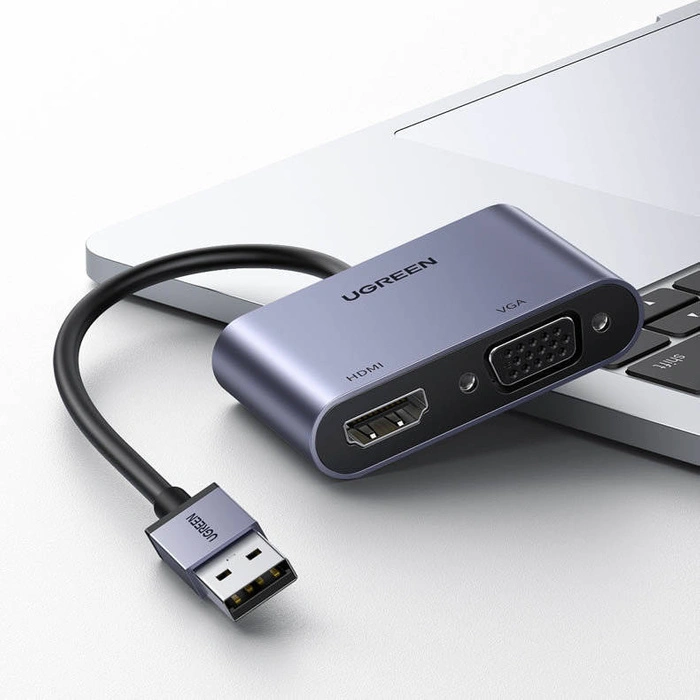 Ugreen USB 3.0 TO HDMI + VGA CARD 1080P
