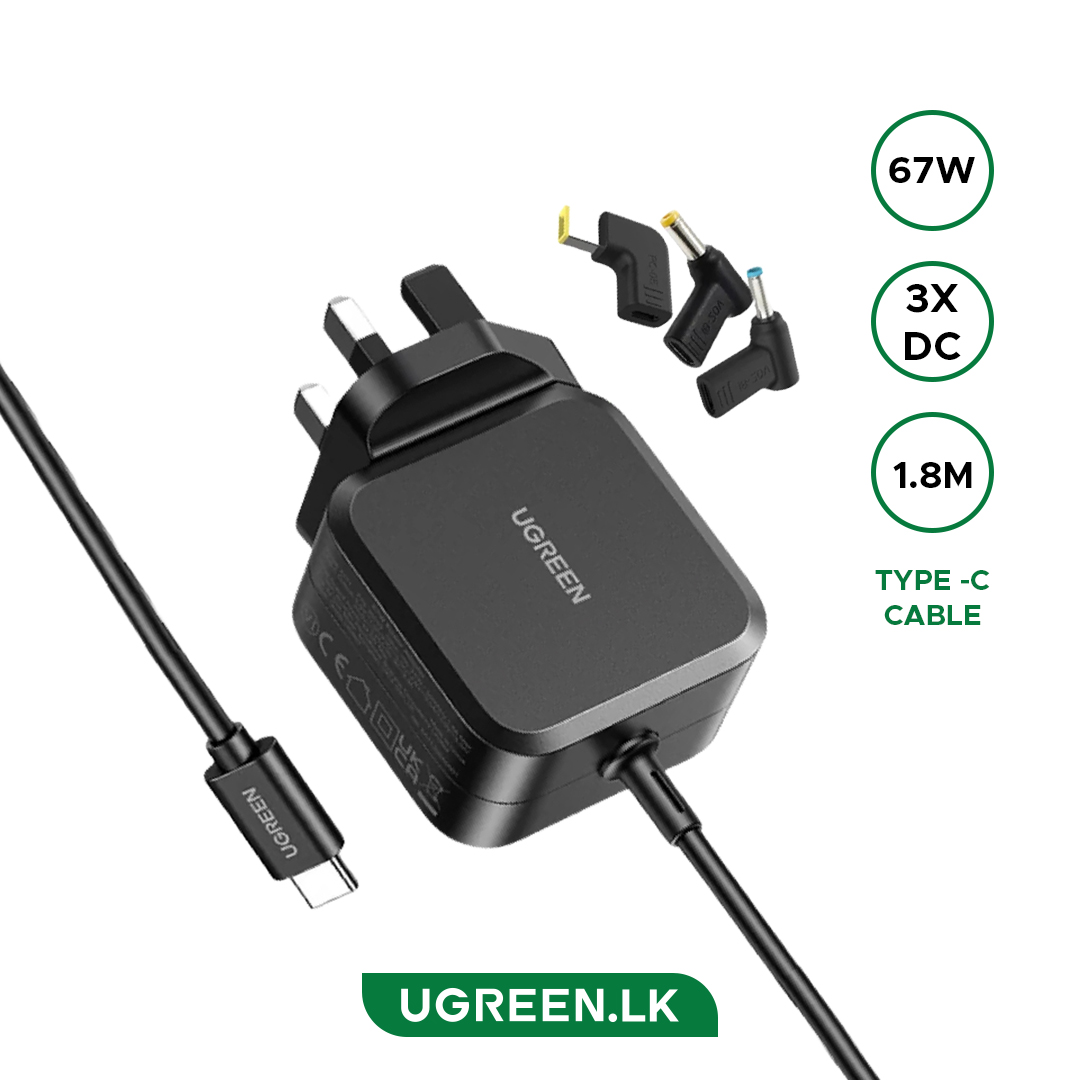 Ugreen DC CONNECTOR FOR HP LAPTOP (4.5X3.0MM)